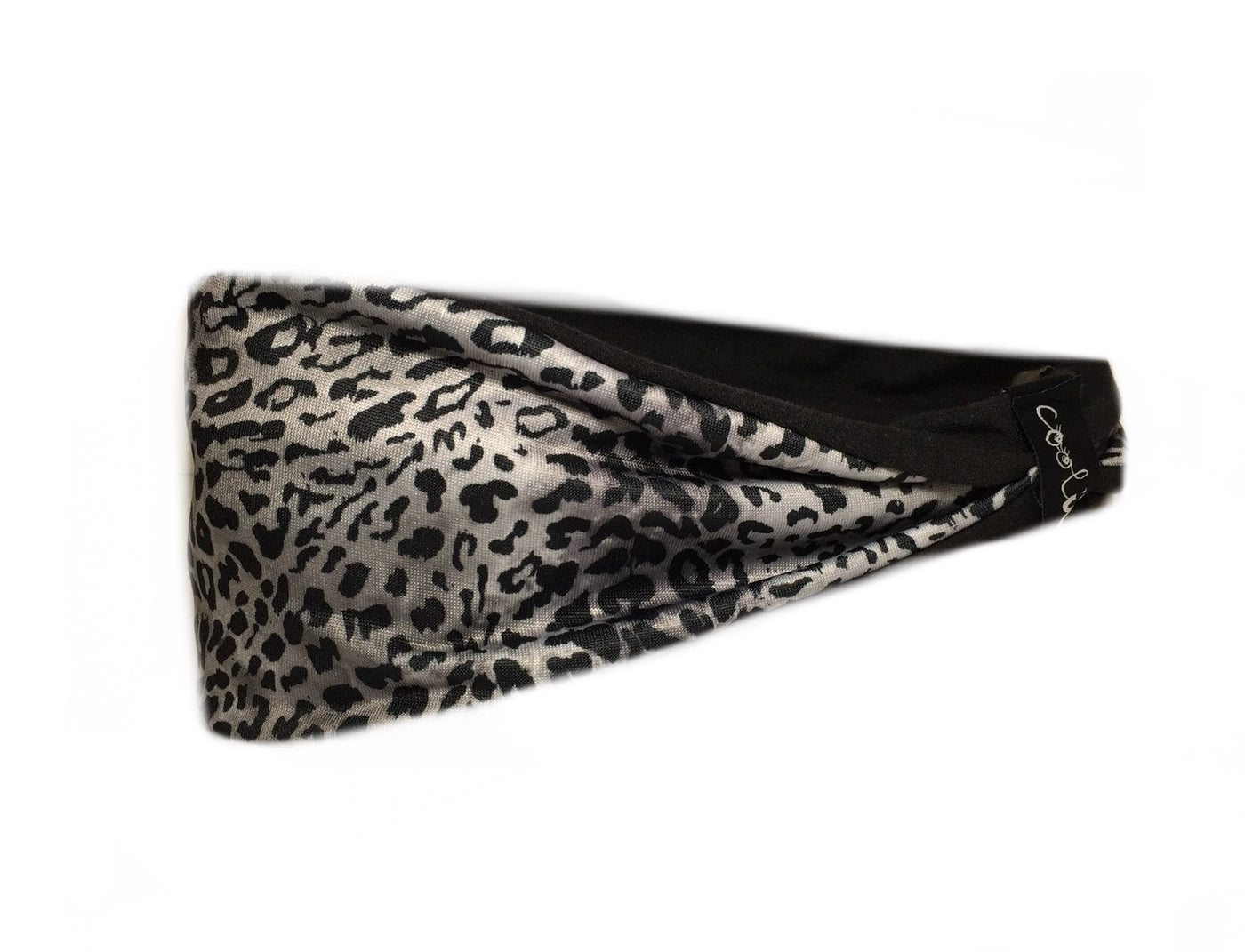 Black and Gray Leopard Print